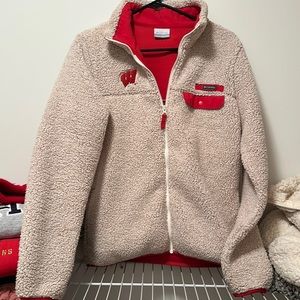 University of Wisconsin Madison Columbia Sherpa jacket